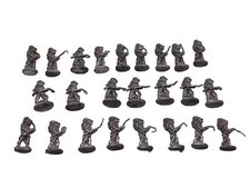 Lot Of 24 Mini 1  Vintage Metal Soldiers