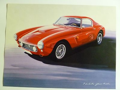 1957 Ferrari 250 Berlinetta Coupe Print, Picture, Poster RARE!! Awesome L@@K