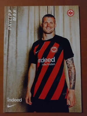 Philipp Max, unsignierte Autogrammkarte 2023/24, Eintracht Frankfurt, #31  