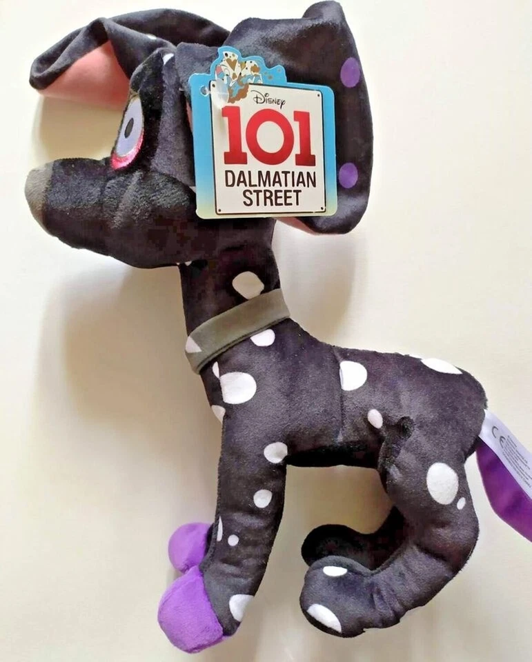101 DALMATIAN STREET DOG 10" STUFFED SOFT PLUSH DISNEY DYLAN DANTE DOLLY DAVINCI - Image 3 of 4