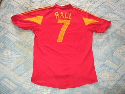 Maillot Espagne Football Raul N°7 – Adidas – 2003-2005 – Taille L