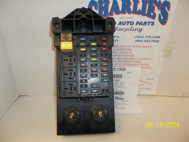 2004 FORD F150 F-150 HERITAGE UNDER DASH FUSE BOX 1L3T-14A067-AB OEM | eBay