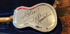 RARE Luna Resonator Ukulele UKE RARE HUGE autograph signature Jake Shimabukuro