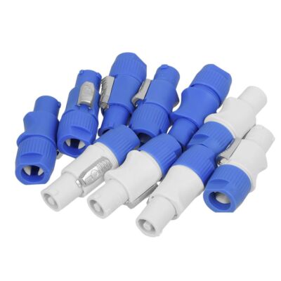 10Stk Neutrik Powercon Typ A Nac3Fca Nac3Mpa-1 Gehäuse Stecker Panel Adapter Set