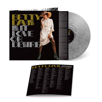 Betty Davis Is It Love Or Desire SILVER VINYL LP Record & Book 1976 Album NEW bl