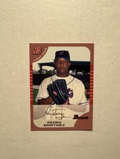 2005 Bowman #138 Pedro Martinez Red First Year Rookie Card RC 1/1