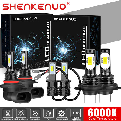 Para For Mazda Protege5 2002 - 2003 faro LED alto / bajo + Kit de luz antiniebla