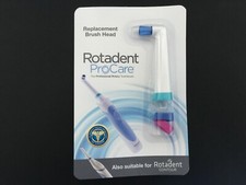 1 ROTADENT CONTOUR - PROCARE BRUSH HEAD FLAT ROTA DENT