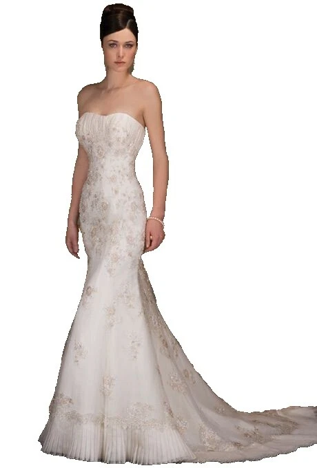 Ruffles Lace Mermaid & Trumpet Wedding Dresses