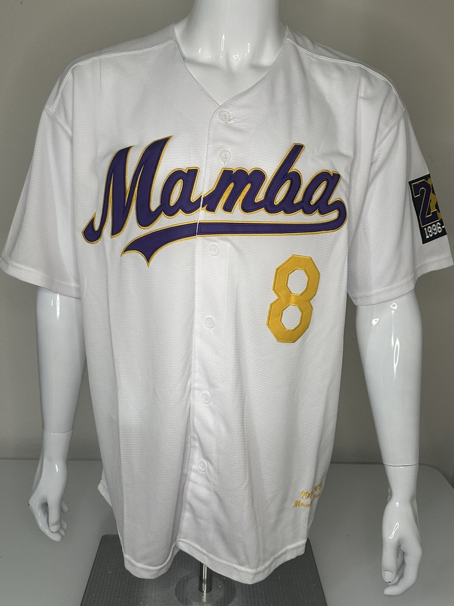 Bryant Legend Baseball 2XL Adult Jersey Stitched Mamba