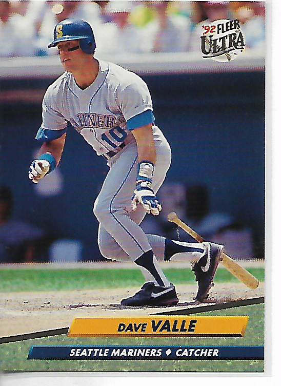 1992 Fleer Ultra Dave Valle Card