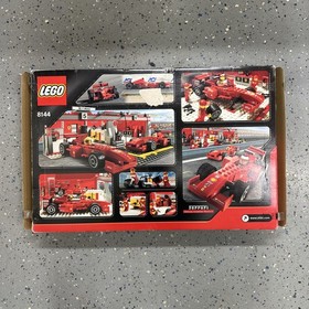 LEGO Ferrari F1 Pit Set 8144 Kimi and Felipe NEW Open Box 