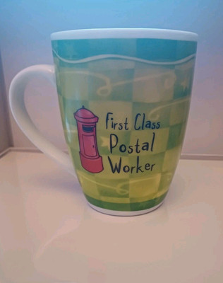 USPS First Class Tasse Porzellan Post Grafik Geschichte & Erbe Hommage Geschenk