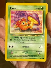 POKEMON PARAS 47/64 COMMON NEO REVELATION VLP CARD