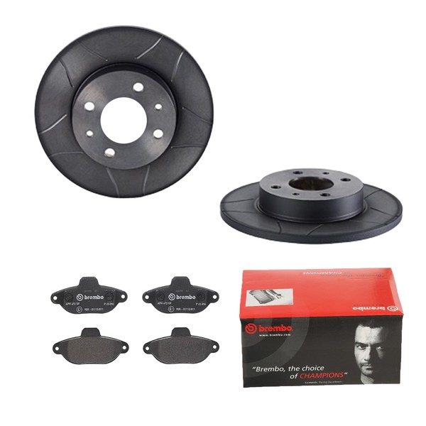 Brembo Bremsscheiben Ø240MM + BremsbelÄGe Hinten FÜR Fiat Panda / Classic-image
