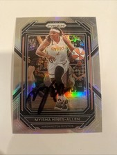 2023 Panini Prizm WNBA Myishs Hines-Allen Autographed Card Silver TC1925