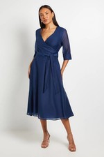 Principles Navy Fit & Flare Dress Womens Occasion Dresses