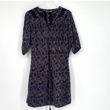 Ulla Johnson Dress Purple Flower Bohemian Sundress Size 4