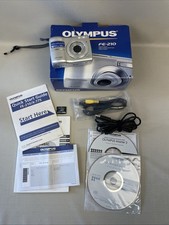 Excellent Condition Olympus FE-210 7.1MP Digital Camera w/ Everything Pictured