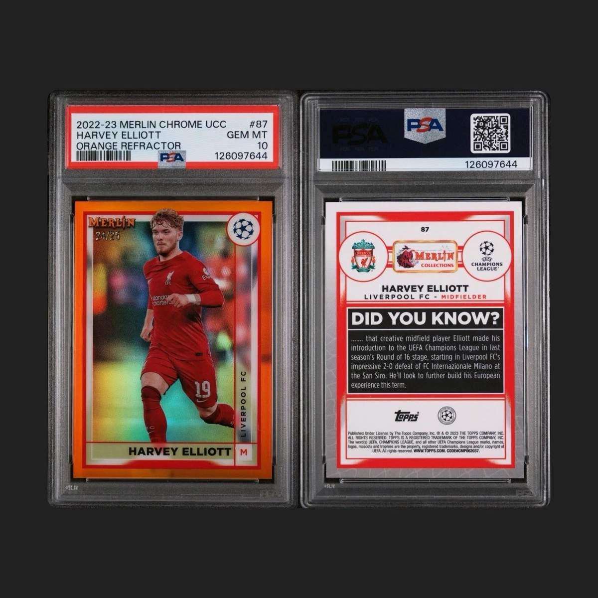 2022-23 Topps Merlin Uefa Club Competitions Soccer Trading Cards