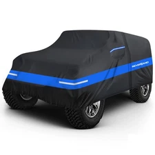 Full Car Cover Custom Fit for Jeep Wrangler 4 Door 2007-2025 Waterproof Outdoor