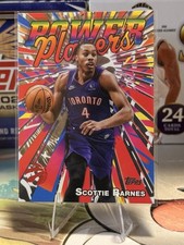 Scottie Barnes Power Players 2025/26 Topps Basketball Card #PP-9 Toronto Raptors