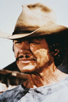 Breakout Color 24X36 Premium Quality Poster Charles Bronson In Hat