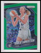 2025 Panini Prizm WNBA #102 Karlie Samuelson Green Prizms