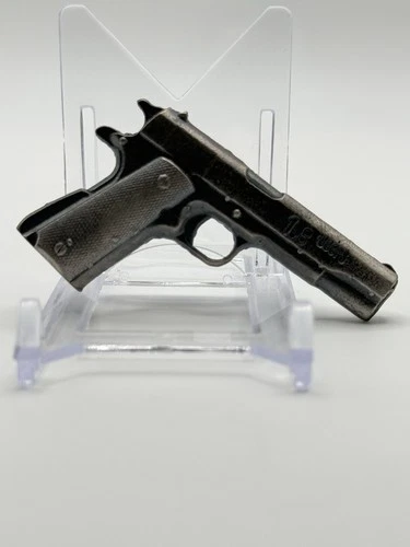1.8 Oz  .999 Silver 1911 Pistol Hand Poured by “Lady Liberty Bullion” Antiqued