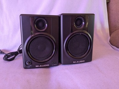 M-Audio AV 40 Active Powered Studio Monitor Speaker Pair Black 20W 2.0 RCA