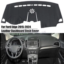 Leather Dashboard Dash Cover Dashmat Mat Carpet Fit For 2015-2024 Ford Edge