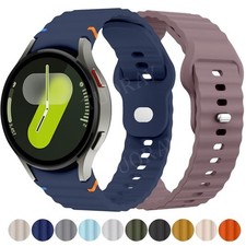 Sport Silicone Strap Wrist Band for Samsung Watch 7/FE/6/5/4/5 Pro 44/40/45/46mm