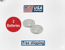 2pc MURATA CR2032 BULK lithium 3v battery EXP 2031 FREE SHIPPHING