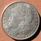 1900 Morgan SILVER DOLLAR 🪙 Ungraded, EF estimate