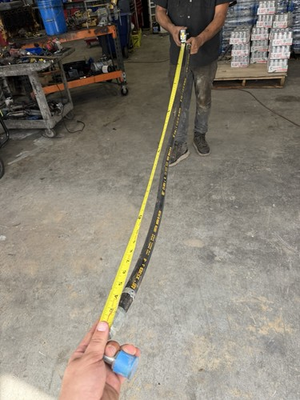 #ad Caterpillar Hydraulic Pressure Hose 1E0736 XT 3ES 4000PSI w fittings 80quot; Length $99.99