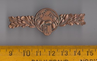 Vintage Schleswig Holstein Feuerwehr Feuerwehr Brosche Anstecknadel Anstecker