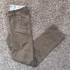 Abercrombie Kids 9/10 SLIM boy chino pants khaki 9 10 SLIM