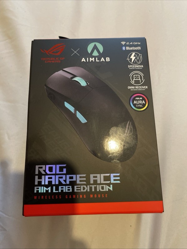 ASUS ROG Harpe Ace Aim Lab Edition Gaming Mouse, 54g Ultra-Lightweight