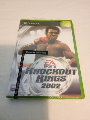 RARE PAL EA Sports Knockout Kings 2002 Xbox PAL NEW SEALED