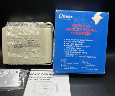 Linear D-67 Wireless Single Channel Digital Receiver Beige