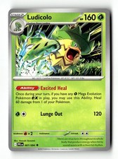 Ludicolo 7/094 Phantasmal Flames Regular 2025 Pokemon NM