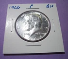 1966-P Kennedy Half Dollar 40% Silver BU Collectible US Coin
