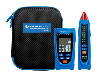 TDR-100 Network Cable Tester with Probe & LCD Display for RJ45 Connections