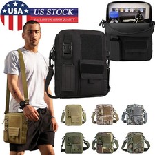 Tactical MOLLE Crossbody Bags IPad EDC Shoulder Bag for Hunting School Travel US