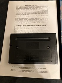 SEGA CD RAM CART Backup - COMPLETE IN BOX w/ manual