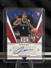 2021-22 Panini Chronicles - Hometown Heroes Rookie Auto #HHR-DDJ David Duke Jr. 