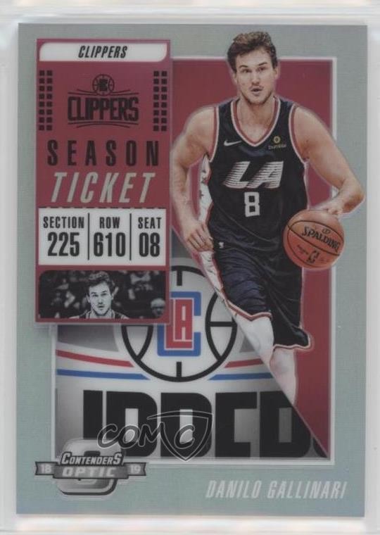 2018 Panini Contenders Optic Season Ticket Silver Prizm Danilo Gallinari #71 s3g