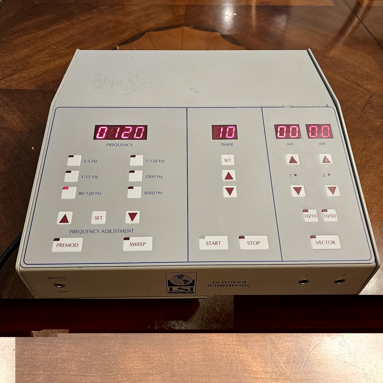 LSI System II Interferential Electrotherapy Unit - WORKING