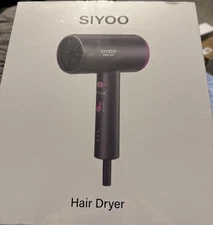 Professional Hair Dryer Ionic Blow Dryer Diffuser Magnet Nozzle 1600 Watt NEW