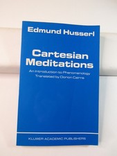 CARTESIAN MEDITATIONS By Edmund Husserl 1997 ...